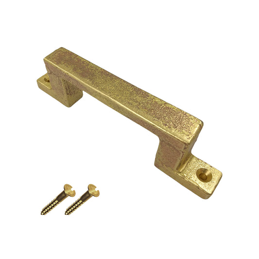 Brass Casting 真鍮鋳物 ハンドル (小型 真鍮色 HB-202)