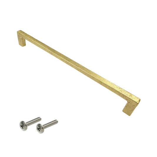 Brass Casting 真鍮鋳物 ハンドル (大コの字 真鍮色 HB-203)